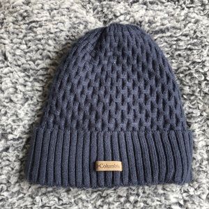 Blue Columbia beanie